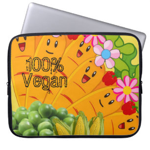 Capa Para Notebook Ervilhas bolsas de laptop, 100% Vegan