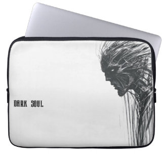 Capa Para Notebook Esboço de Ser Sombrio Alma Negra