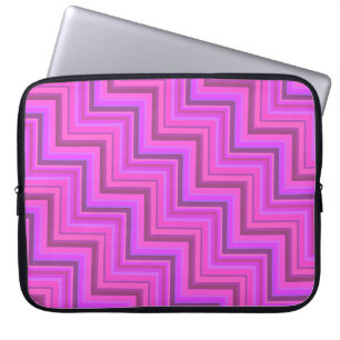 Capa Para Notebook Escada de faixas cor-de-rosa