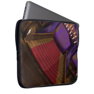 Capa Para Notebook Escada de Mansão Assustadora
