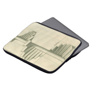 Capa Para Notebook Escadas Arquitetônicas Antigas, Escada em Espiral
