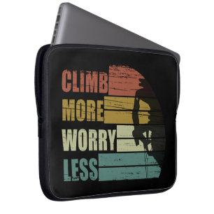 Capa Para Notebook Escalada de rochas motivacionais dizendo