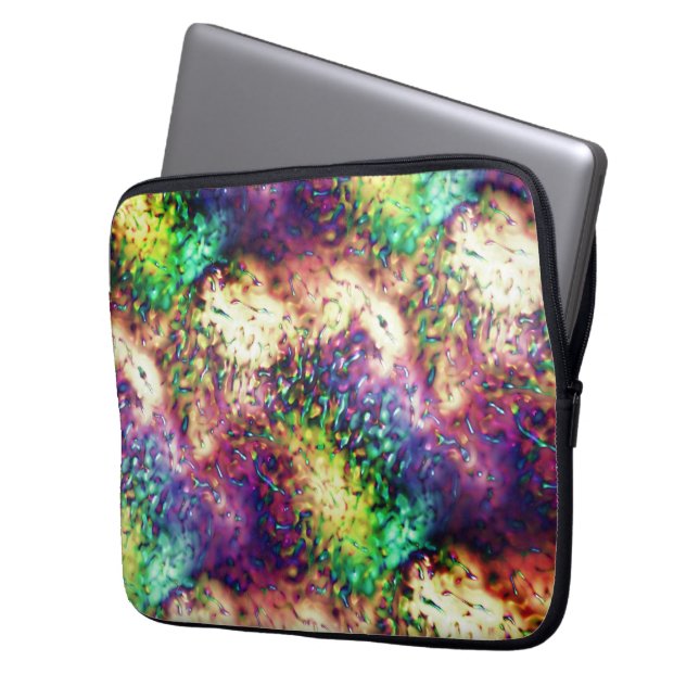 Capa Para Notebook Escalas coloridas ou gotas de água (Frente Esquerda)