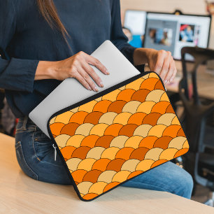 Capa Para Notebook Escamas de Dragão, Ventoinhas, Ondas, Seigaiha, La
