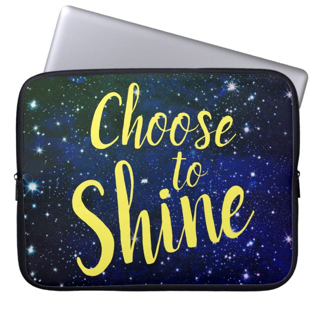 Capa Para Notebook Escolher Shine Stars Cosmos (Frente)