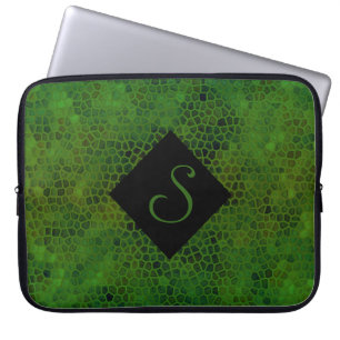 Capa Para Notebook Esconder Dinossauro Verde Personalizado
