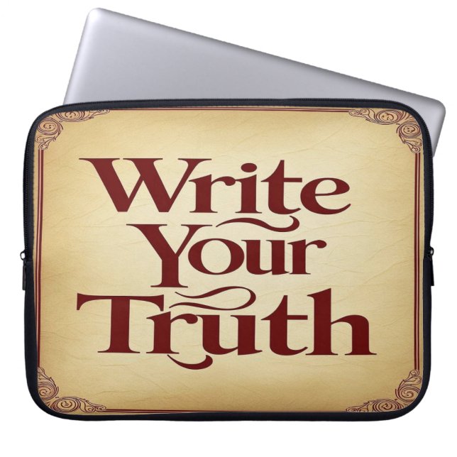 Capa Para Notebook Escreva Sua Verdade 3 (Frente)