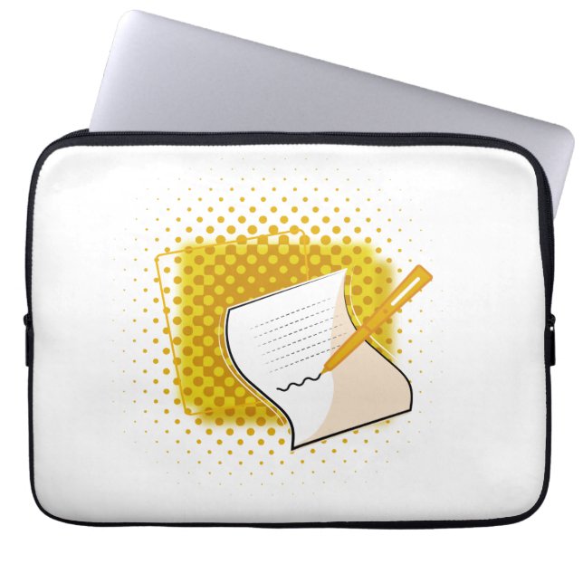Capa Para Notebook Escrevendo sobrevoo (Frente)