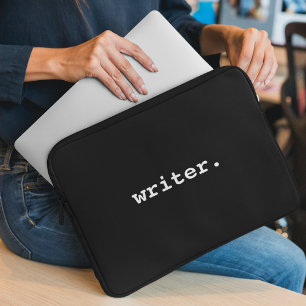 Capa Para Notebook Escritor Preto ou Escolha sua Cor