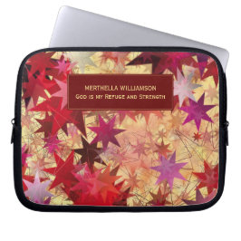 Capa Para Notebook Escritura Cristã Personalizada do CLUSTER STARS