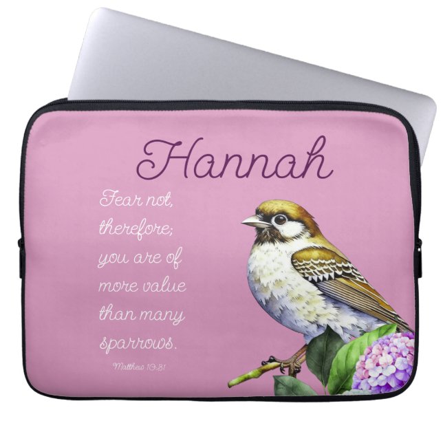 Capa Para Notebook Escritura Matthew 10:31 (Frente)