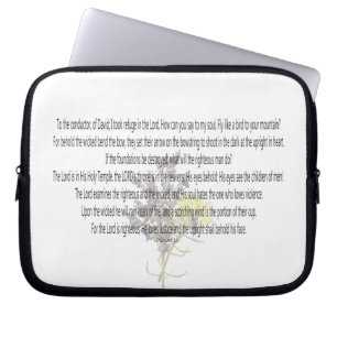 Capa Para Notebook Escritura, Salmo 11,