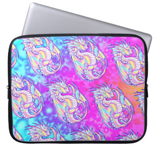 Capa Para Notebook Escrivora Rosa Bela Dragão Girassol Wyvern Inugami
