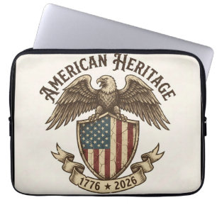 Capa Para Notebook Escudo Águia Americana Vintage 2026 Semiquincenten