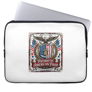 Capa Para Notebook Escudo Patriótico de Liberdade Ícones e Símbolos V