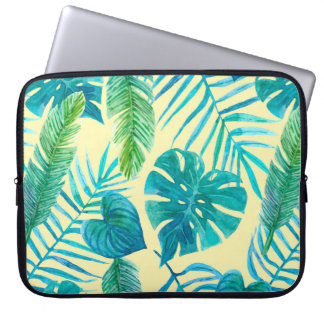 Capa Para Notebook Esmague o verde das plantas tropicais da selva. En