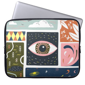 Capa Para Notebook Espaço de Natureza em Quadrinhos: Ilustração do Ou