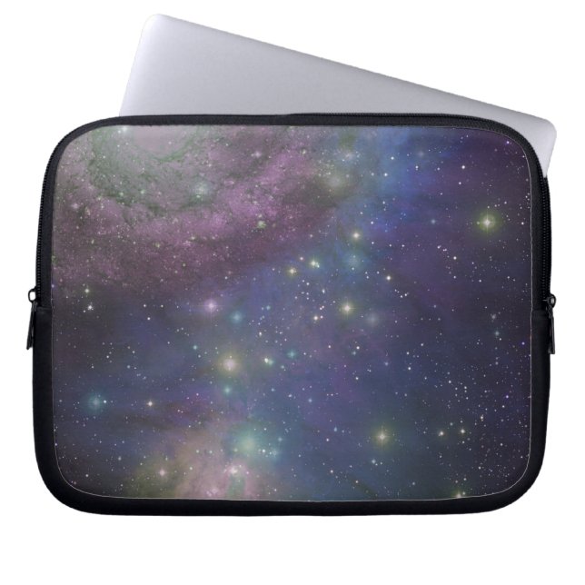 Capa Para Notebook Espaço, estrelas, galáxias e nebulosa (Frente)