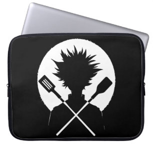 Capa Para Notebook Espátulas Cozimento Divertido Chef Selvagem