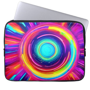Capa Para Notebook Espectro Circular: Uma Exploração Vibrante de Cor