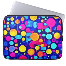 Capa Para Notebook Espectro dos círculos Abstrato coloridos