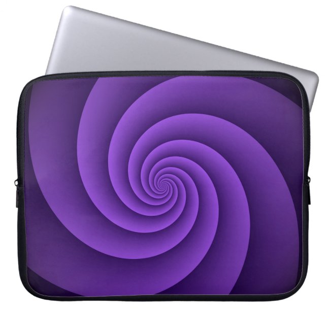 Capa Para Notebook Espirais de fundo abstrato soft IV (Frente)