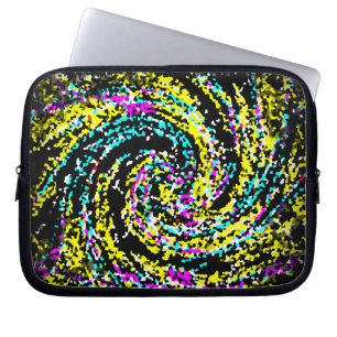 Capa Para Notebook Espiral Cristalizada Colorida de Confetti