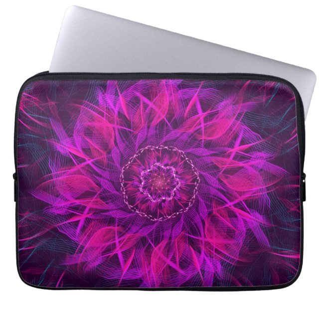 Capa Para Notebook Espiral de Neon (Frente)