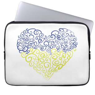 Capa Para Notebook Espiral espirra mehandi coração cores da bandeira