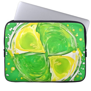 Capa Para Notebook Espiral Verde Lima