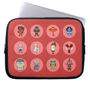 Capa Para Notebook Espírito do Monstro Japonês Yokai