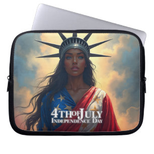 Capa Para Notebook Esplêndido Design de 4 de julho - Fireworks & Free