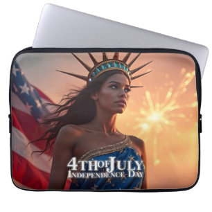 Capa Para Notebook Esplêndido Design de 4 de Julho - Fogos de Artifíc
