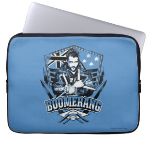 Capa Para Notebook Esquadrão Suicida Crachá de Boomerang