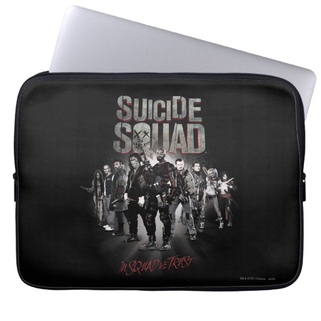 Capa Para Notebook Esquadrão Suicida |Grupo de Trabalho X Lineup (Frente)