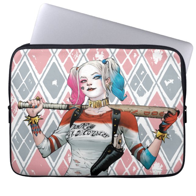 Capa Para Notebook Esquadrão Suicida | Harley Quinn (Frente)