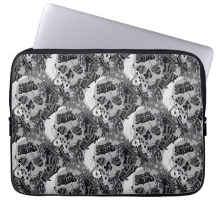 Capa Para Notebook Esquadrão Suicida Padrão do crânio