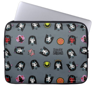 Capa Para Notebook Esquadrão Suicida Padrão Enchantress Emoji