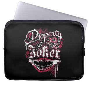 Capa Para Notebook Esquadrão Suicida Propriedade de Joker