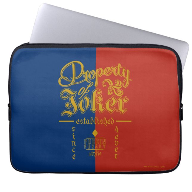 Capa Para Notebook Esquadrão Suicida | Puddin Freaky (Frente)