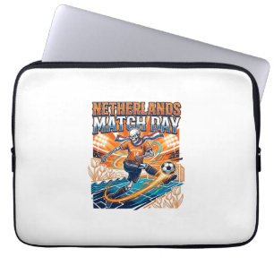 Capa Para Notebook Esqueleto de Dia de Partida da Holanda Striker Nat