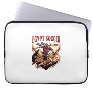 Capa Para Notebook Esqueleto de Futebol do Egito Nações Atacante Espo