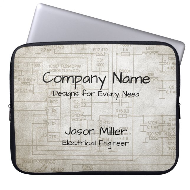 Capa Para Notebook Esquema elétrico (Frente)