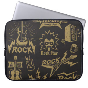 Capa Para Notebook Essência da música rock endêmica