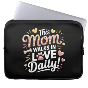 Capa Para Notebook Esta Mãe Anda no Amor Diariamente - Pet Mãe Life
