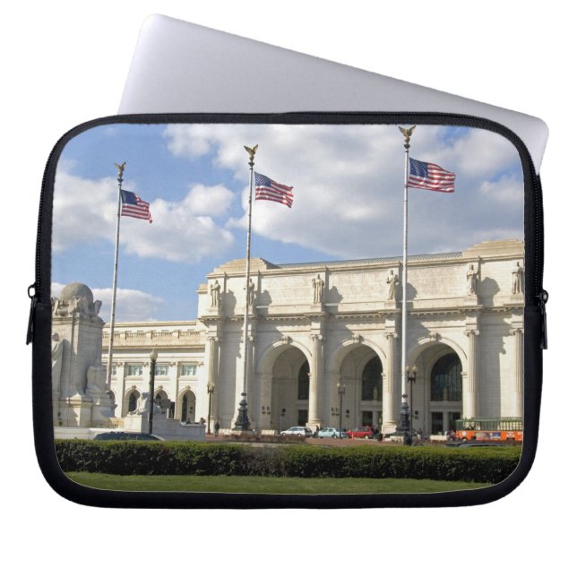 Capa Para Notebook Estação Union em Washington, D.C. (Frente)