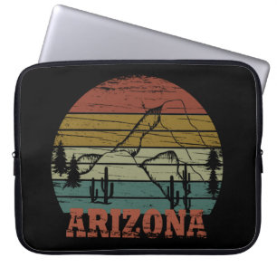 Capa Para Notebook Estado da arizona vintage sunset scape horizontal