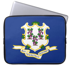 Capa Para Notebook Estado de bandeira do Connecticut