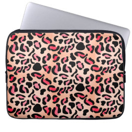 Capa Para Notebook Estampa Animal de Padrão de Leopardo Moderno