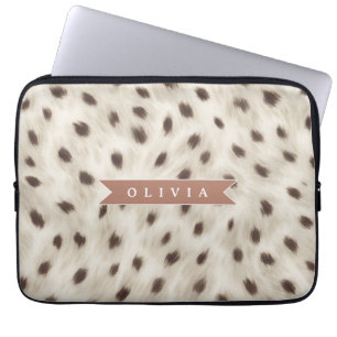 Capa Para Notebook Estampa Animal Leopardo Neutro Chic Personalizado